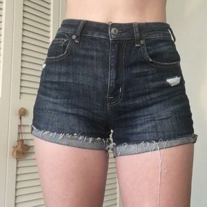 Stretchy American Eagle high-waisted shorts